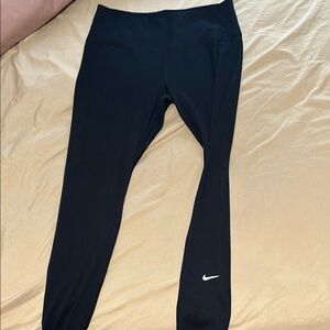 Nike Black Leggings with Compression Fit and Full Length